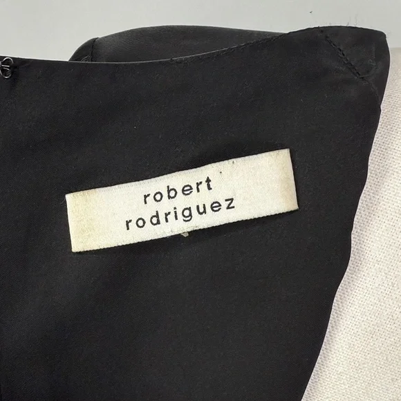 robert rodriguez leather dress ROBERT RODRIGUEZ Leather Dress